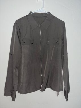 NWT Emery Rose XL Zip Up Top